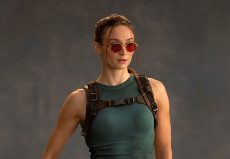 Sophie Turnerová jako Lara Croft
