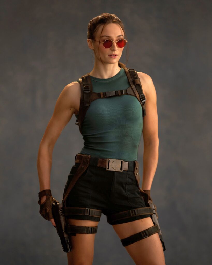 Sophie Turnerová jako Lara Croft