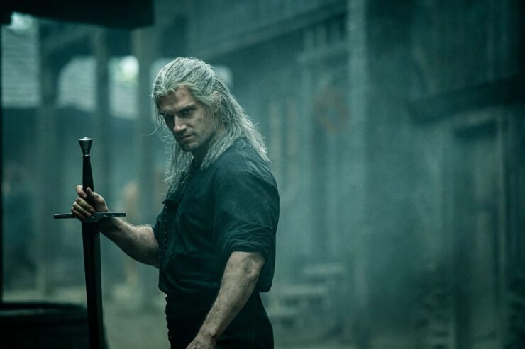 Henry Cavill jako Geralt v seriálu Zaklínač na Netflixu